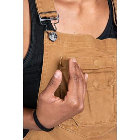 Dovetail Workwear Freshley Overall - Saddle Brown Canvas 16x32 DWS21O1C-220-16x32